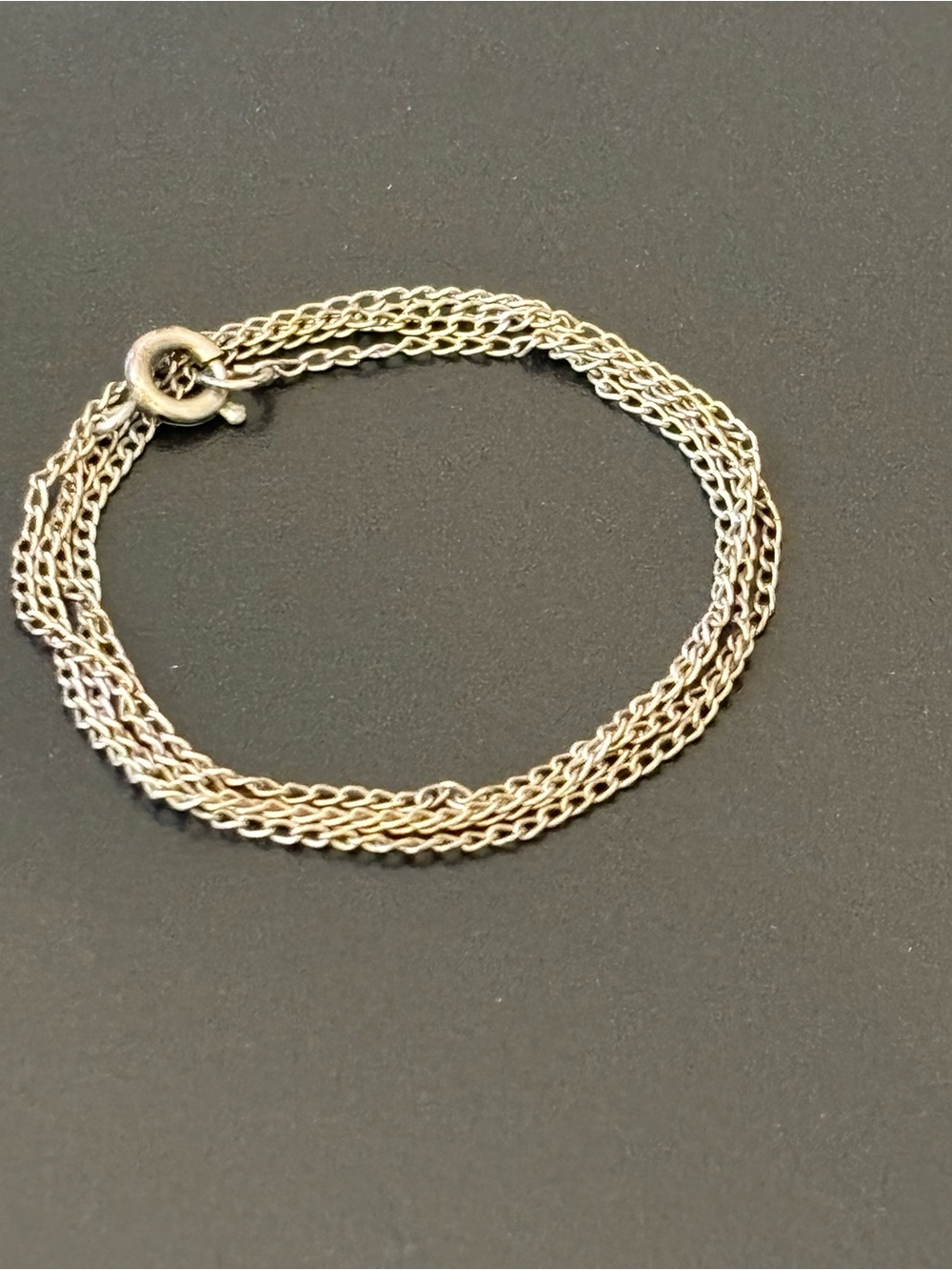 .925 Sterling CURB LINK CHAIN NECKLACE solid Silver Fine Jewelry Vntg 17.25”